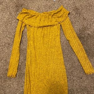 Mustard Tube Dress